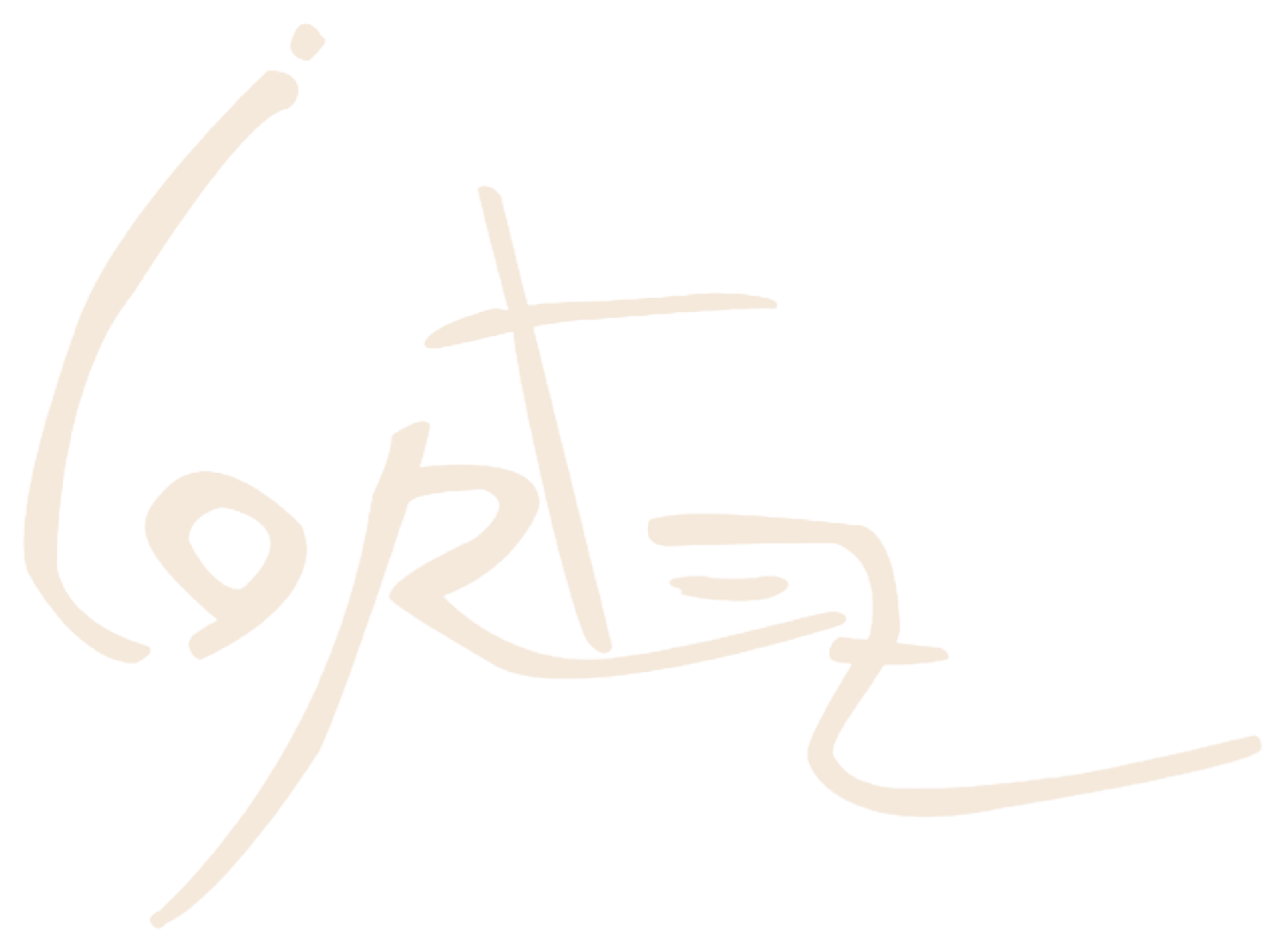 Firma autógrafa de Ariel Cortez